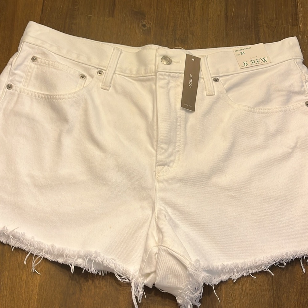 J crew relaxed denim shorts 31 - Picture 5 of 9